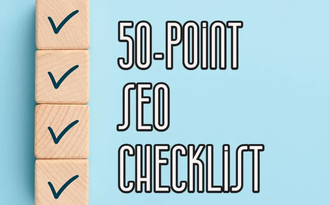 50-Point SEO Checklist